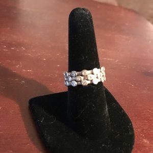 3 interlocking rings Silpada